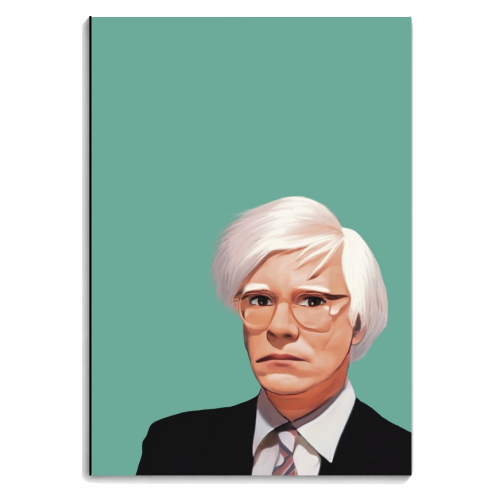 The Artists: Andy Warhol - personalised A4, A5, A6 notebook by Giddy Kipper