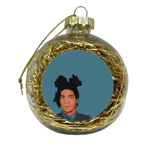 The Artists: Basquiat - xmas bauble by Giddy Kipper