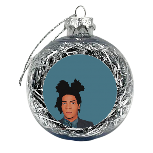 The Artists: Basquiat - xmas bauble by Giddy Kipper