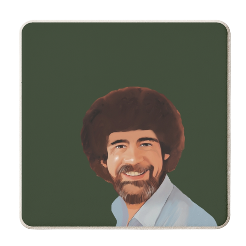 The Artists: Bob - personalised beer coaster by Giddy Kipper