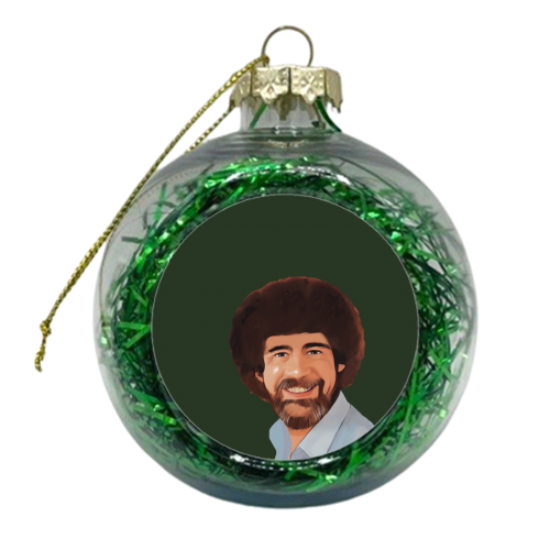 The Artists: Bob - xmas bauble by Giddy Kipper