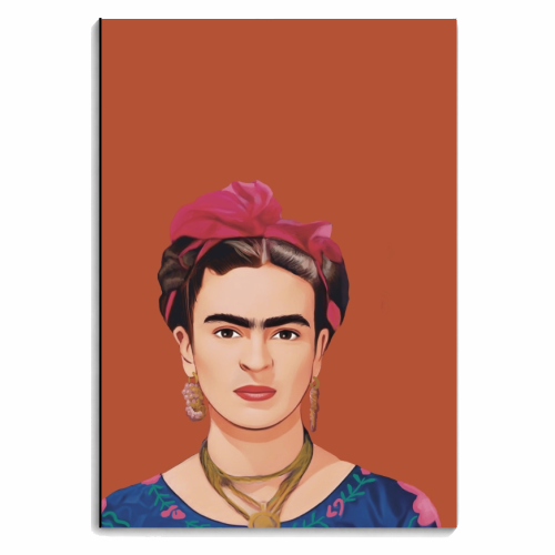 The Artists: Frida Kahlo - personalised A4, A5, A6 notebook by Giddy Kipper