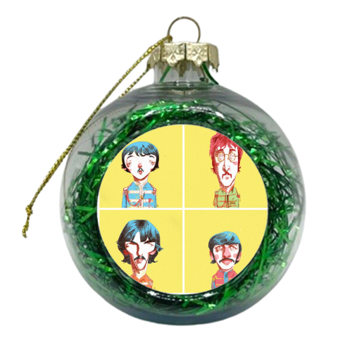 The Beatles 01 - xmas bauble by Alexander Jackson