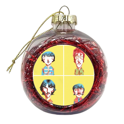The Beatles 01 - xmas bauble by Alexander Jackson