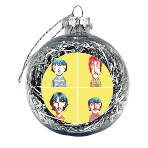 The Beatles 01 - xmas bauble by Alexander Jackson