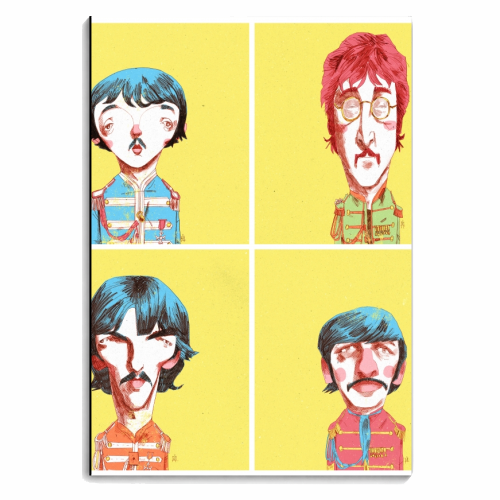 The Beatles 01 - personalised A4, A5, A6 notebook by Alexander Jackson
