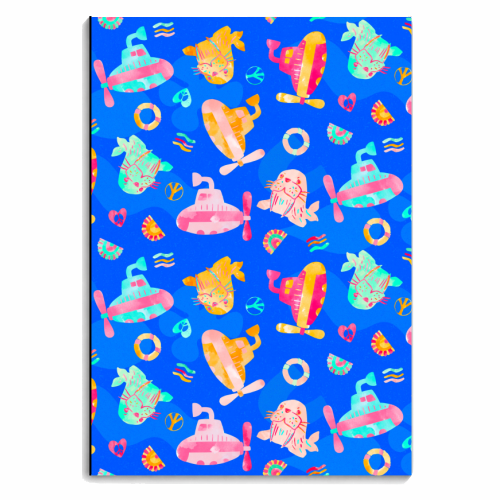 The Beatles Inspired Pattern - personalised A4, A5, A6 notebook by Lisa Wardle