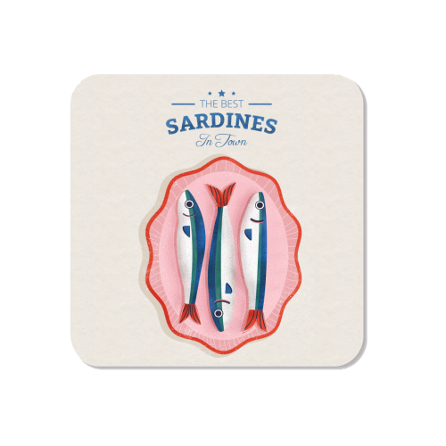 The Best Sardines - Magnet by Ania Wieclaw