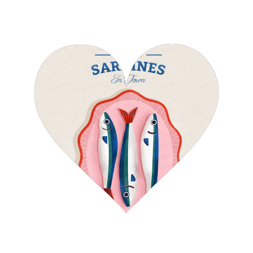 The Best Sardines - Magnet by Ania Wieclaw