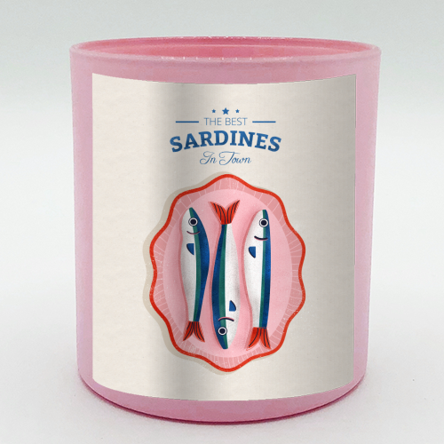 The Best Sardines - scented candle by Ania Wieclaw