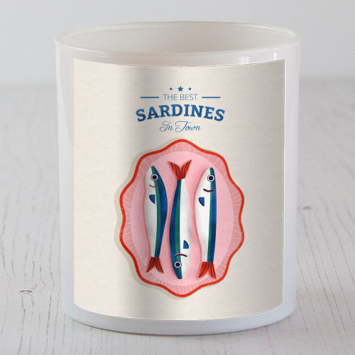 The Best Sardines - scented candle by Ania Wieclaw