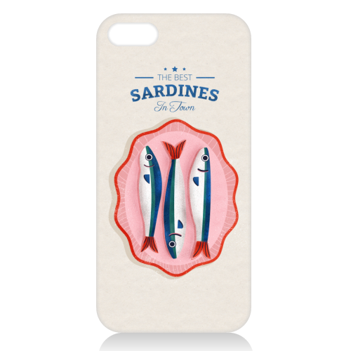 The Best Sardines - unique phone case by Ania Wieclaw