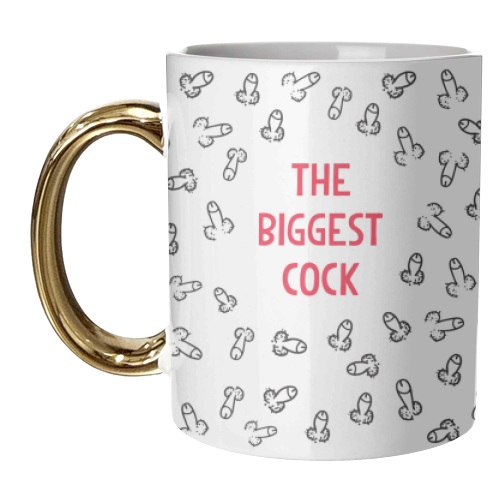 THE BIGGEST COCK - unique mug by The Boy and the Bear