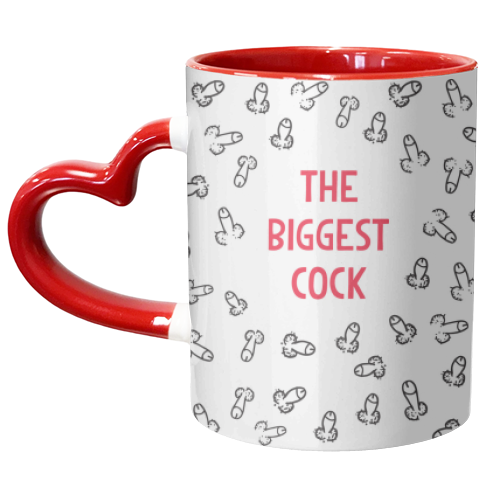 THE BIGGEST COCK - unique mug by The Boy and the Bear