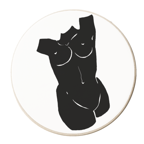 the black body - personalised beer coaster by Anastasios Konstantinidis