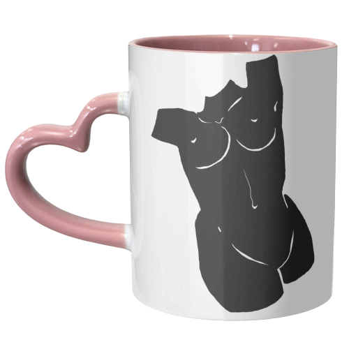the black body - unique mug by Anastasios Konstantinidis