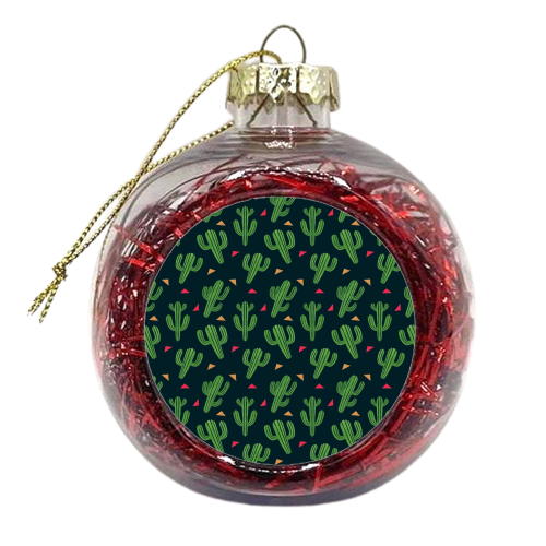 The Cactus Fiesta - xmas bauble by Haidi Shabrina