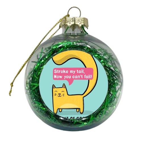 The Cat of Good Luck - xmas bauble by Drawn to Cats