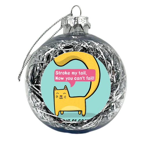 The Cat of Good Luck - xmas bauble by Drawn to Cats
