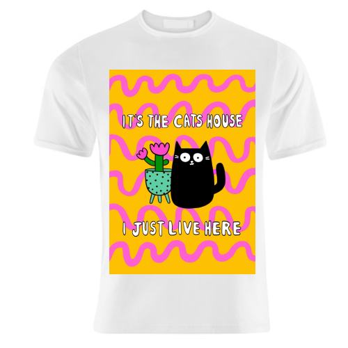 The Cat's House - unique t shirt by The Paper Tail