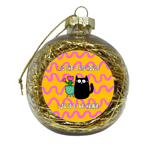 The Cat's House - xmas bauble by The Paper Tail