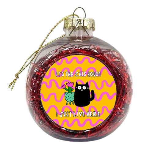 The Cat's House - xmas bauble by The Paper Tail
