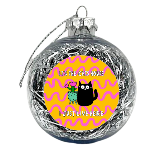 The Cat's House - xmas bauble by The Paper Tail
