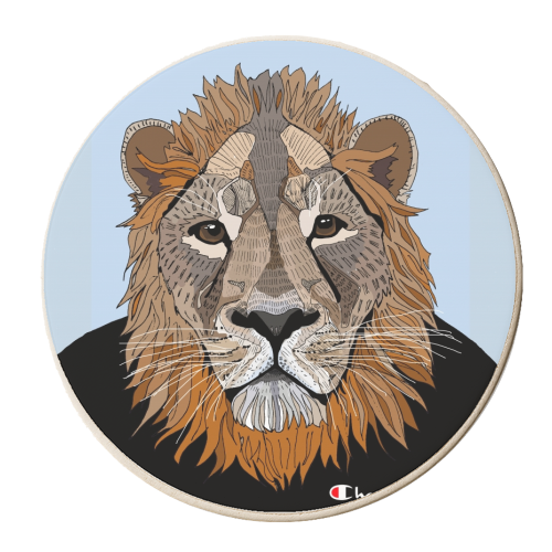 The Champion - personalised beer coaster by Casey Rogers