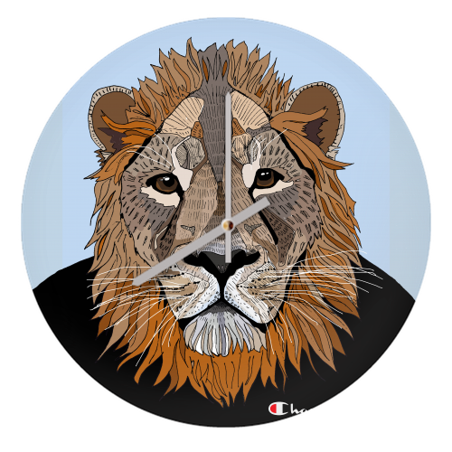 The Champion - quirky wall clock by Casey Rogers