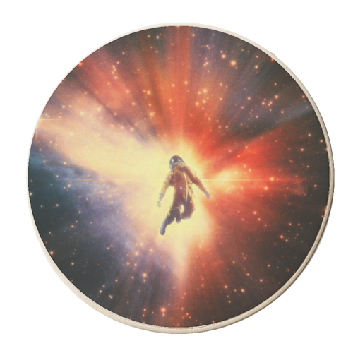 The Creation - personalised beer coaster by taudalpoi