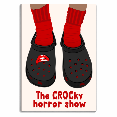 The Crocky Horror Show - personalised A4, A5, A6 notebook by Lisa Wardle