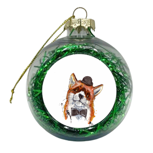 The Curious Mr Fox - xmas bauble by Gaz is a Cookie