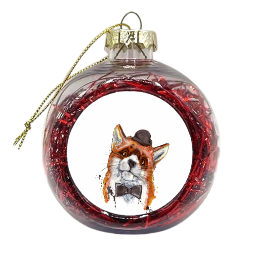 The Curious Mr Fox - xmas bauble by Gaz is a Cookie
