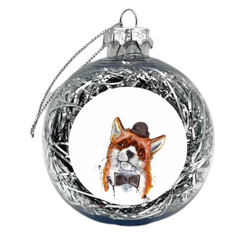 The Curious Mr Fox - xmas bauble by Gaz is a Cookie