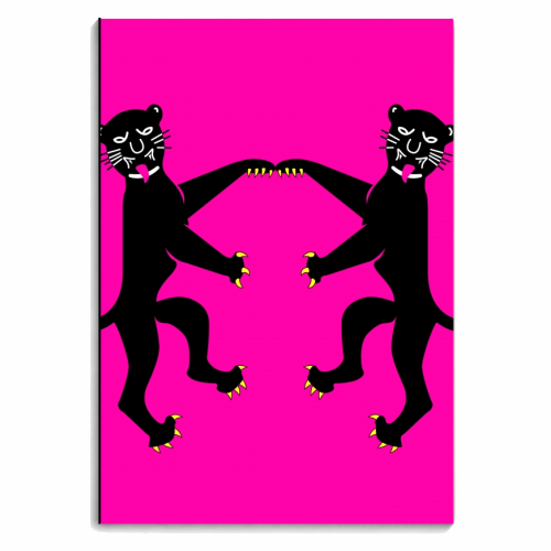 The Dancing Panther - personalised A4, A5, A6 notebook by Wallace Elizabeth