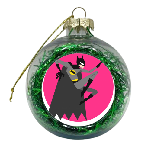 The Dark Knight - xmas bauble by ainsley wilson
