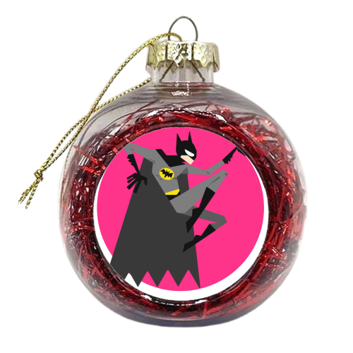 The Dark Knight - xmas bauble by ainsley wilson