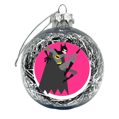 The Dark Knight - xmas bauble by ainsley wilson