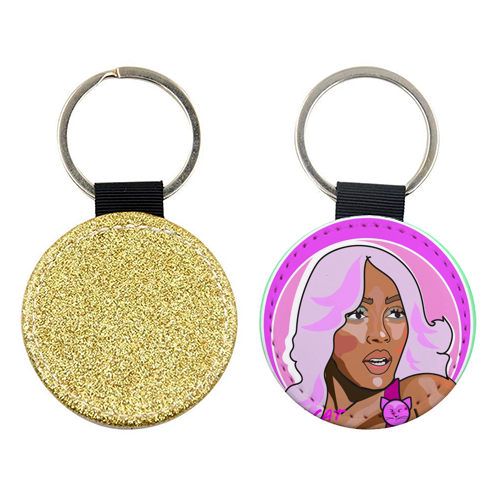 The Doja Cat Collection 2023 - keyring by Catherine Critchley.
