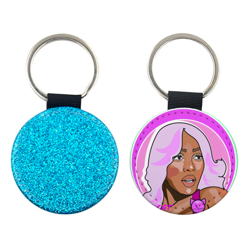 The Doja Cat Collection 2023 - keyring by Catherine Critchley.