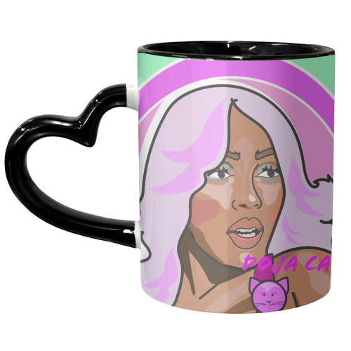 The Doja Cat Collection 2023 - unique mug by Catherine Critchley.