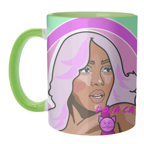The Doja Cat Collection 2023 - unique mug by Catherine Critchley.