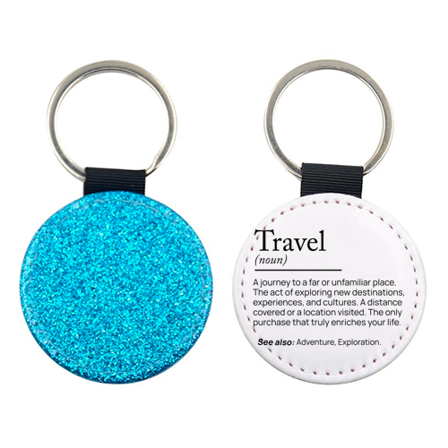 The Essence of Travel - keyring by skattia ilie