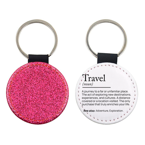 The Essence of Travel - keyring by skattia ilie