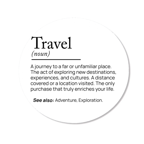 The Essence of Travel - Magnet by skattia ilie