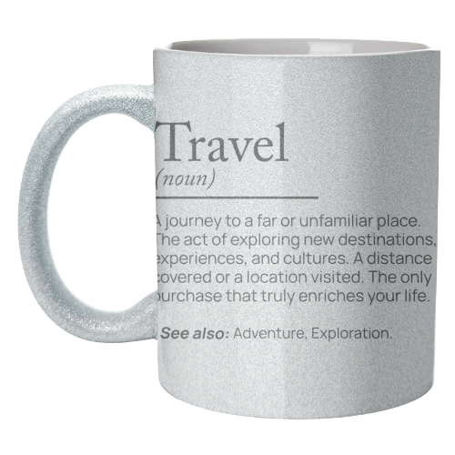 The Essence of Travel - unique mug by skattia ilie