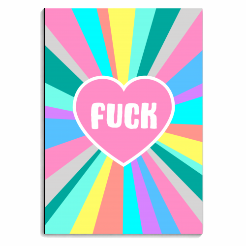 The 'F' Word - personalised A4, A5, A6 notebook by Adam Regester