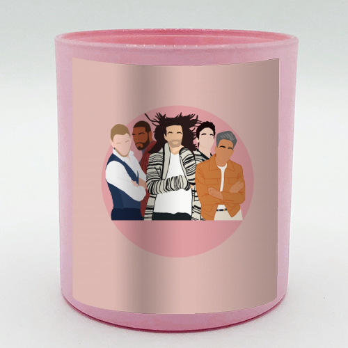 The Fab Five Pink - scented candle by Cheryl Boland