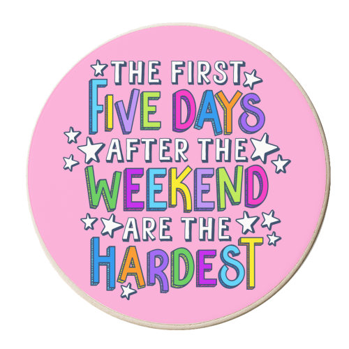 The First Five Days - personalised beer coaster by Claire Atwood