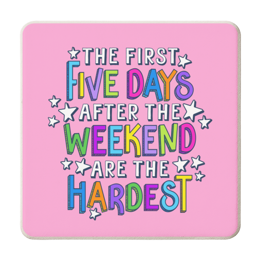 The First Five Days - personalised beer coaster by Claire Atwood